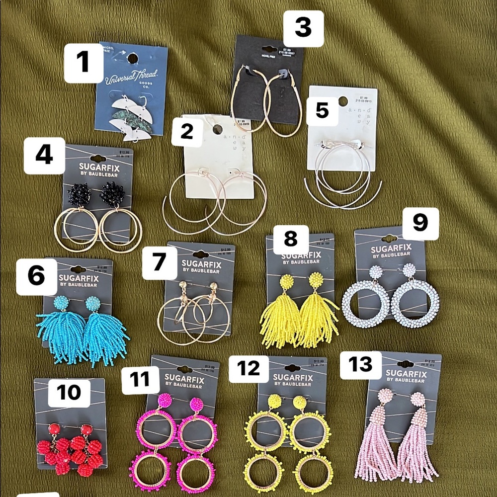 bauble bar earring bundle